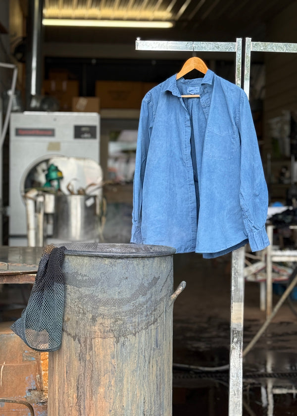 Natural-Dyed Poplin Shirt