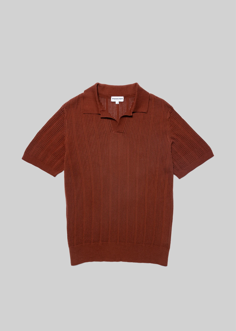 The Merion Open-Knit Polo