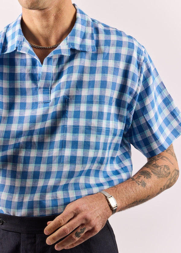 Irish Linen Popover Shirt