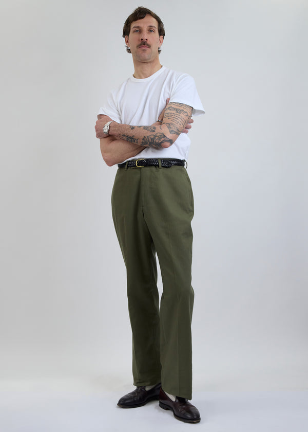 Herringbone Twill Trouser